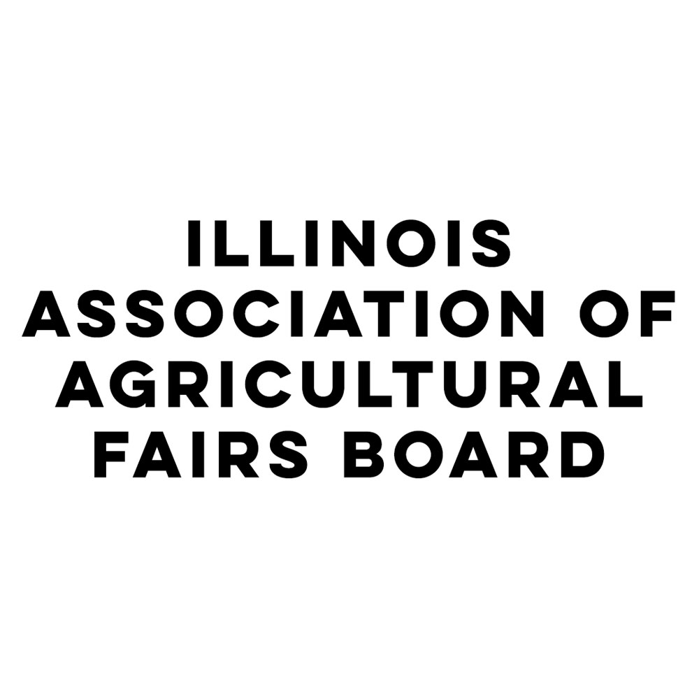 Illinois Association of Agricultural Fairs Board Name Logo White Background