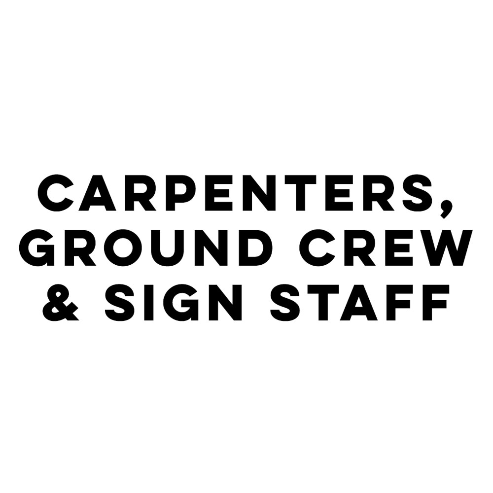 carpenters Ground Crew Name Logo WhBackground