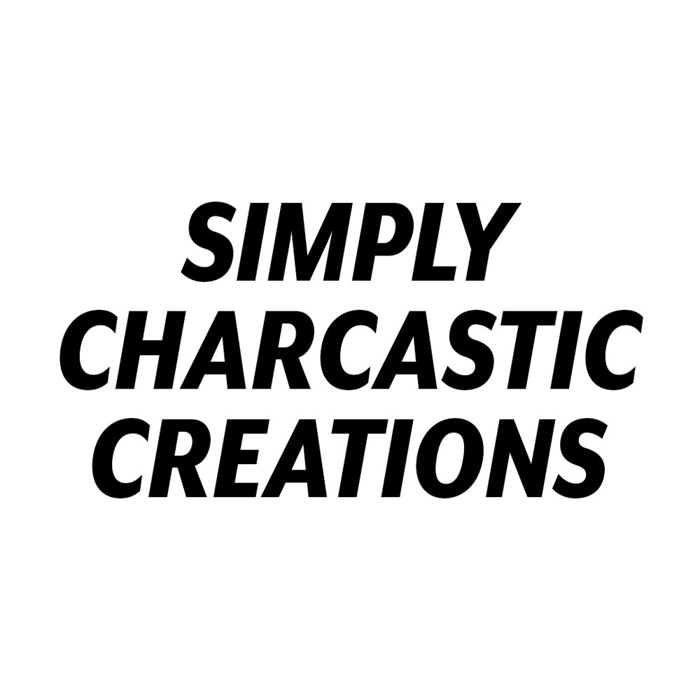 Simply Charcastic Creations name logo white background