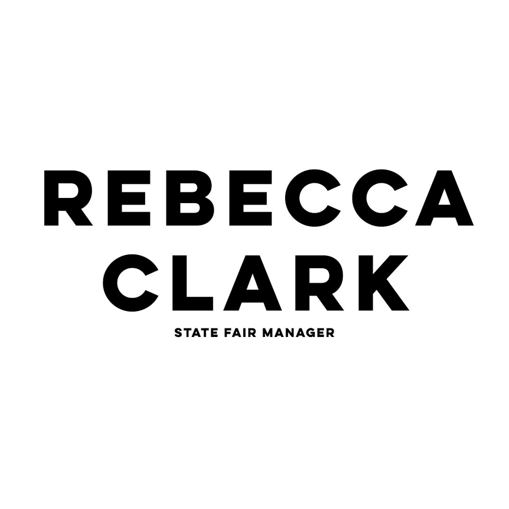 Rebecca Clark Name Logo White Background