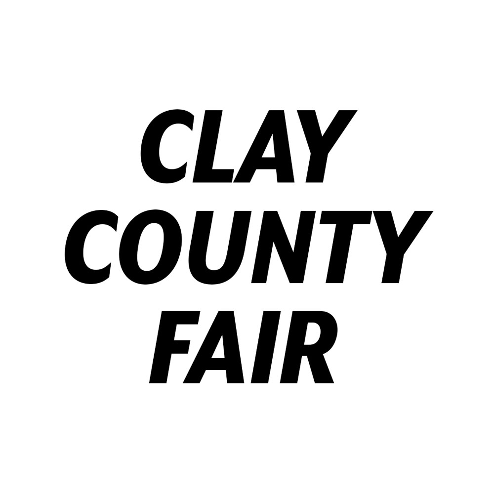 Clay County Fair Logo White Background