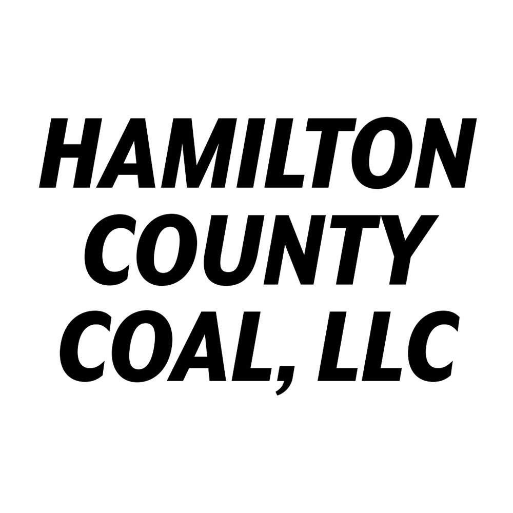 Hamilton County Coal LLC Word Logo White Background