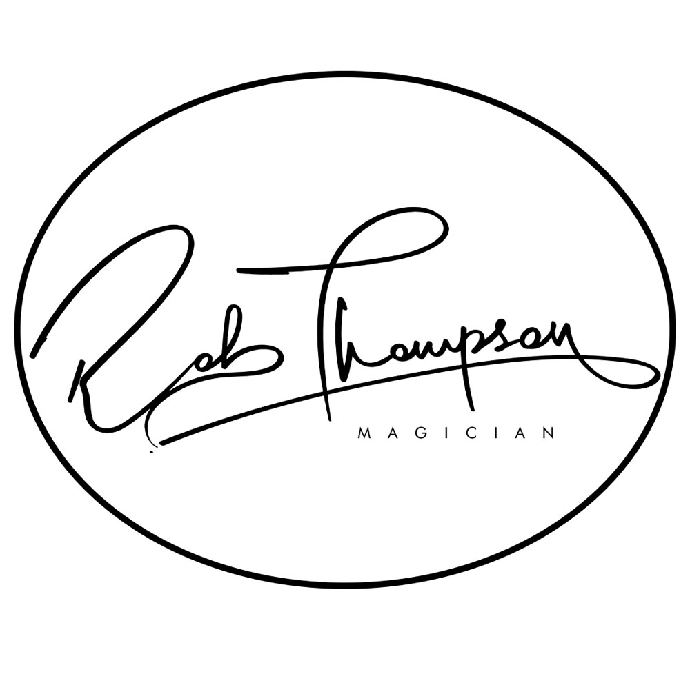 Rob Thompson Magician Logo White Background