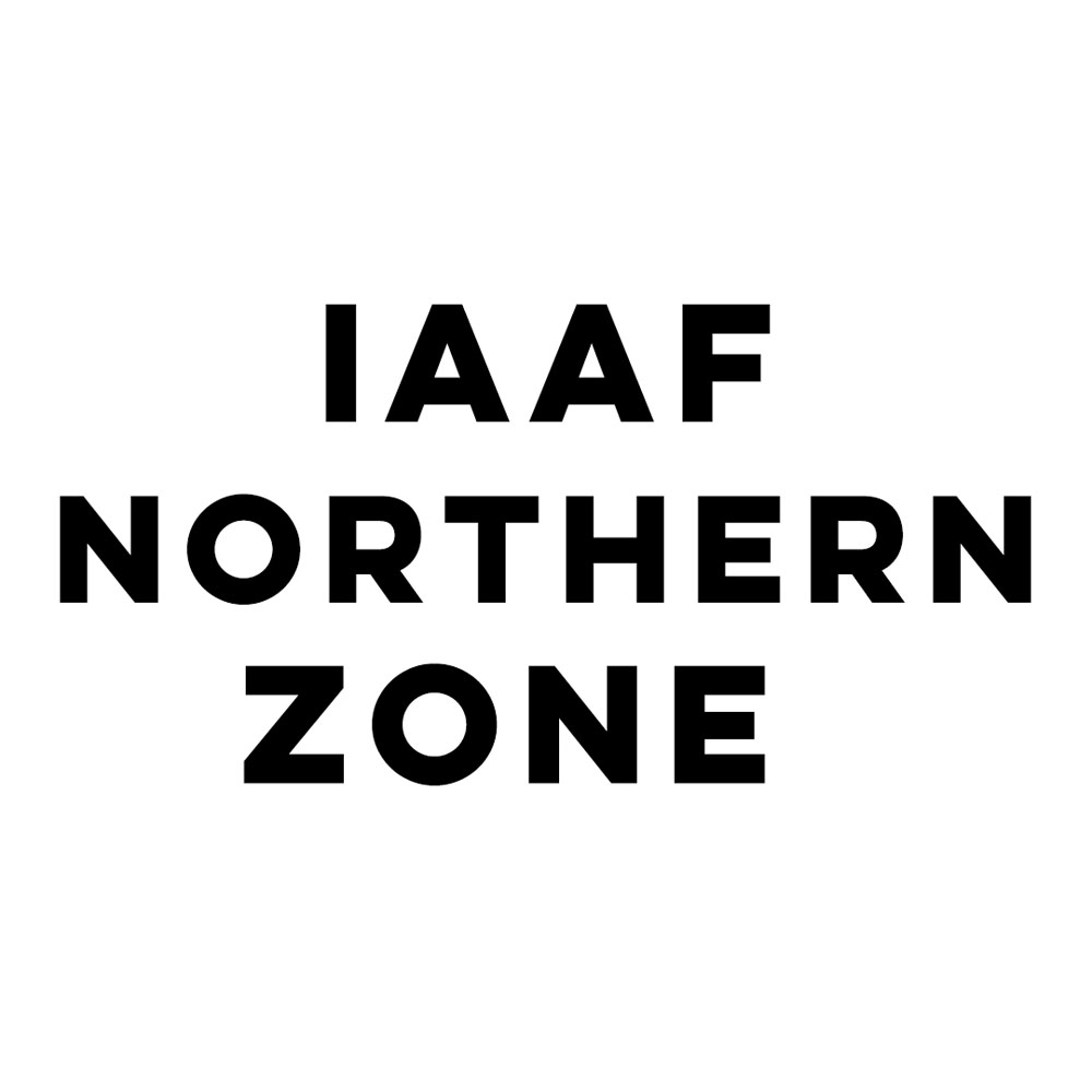 IAAF Northern Zone Word Logo White Background