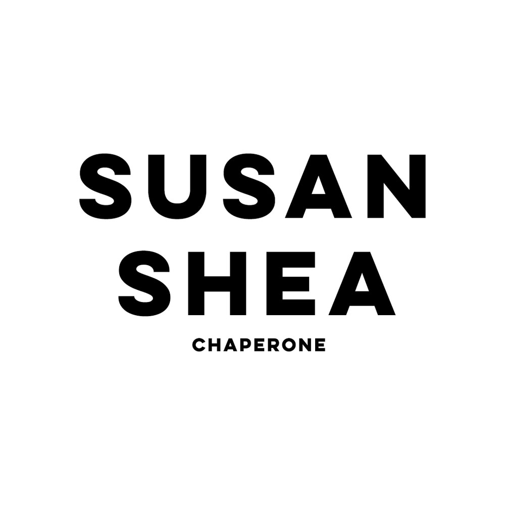 Susan Shea Chaperone Word Logo White Background