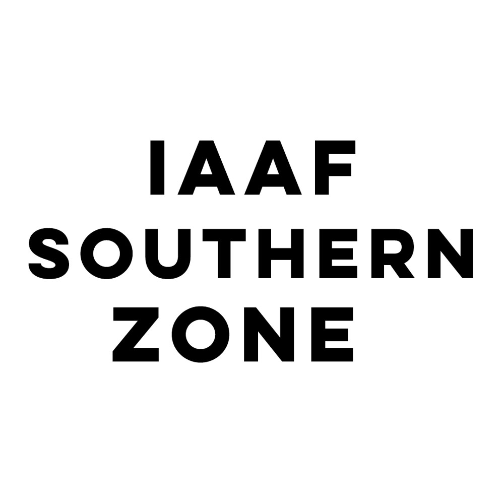 IAAF Southern Zone Word Logo White Background