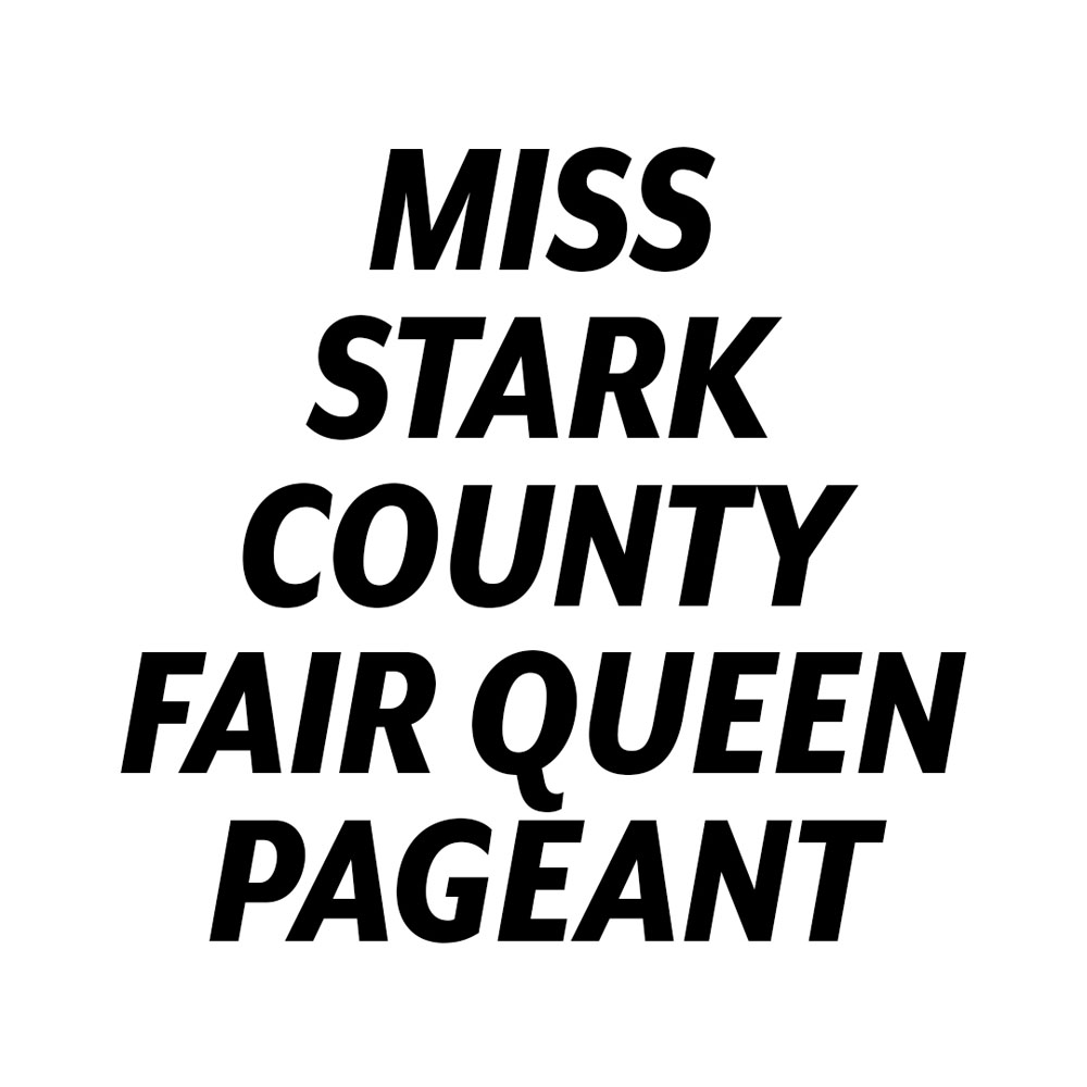 Miss Stark County Fair Queen Pageant Word Logo White Background