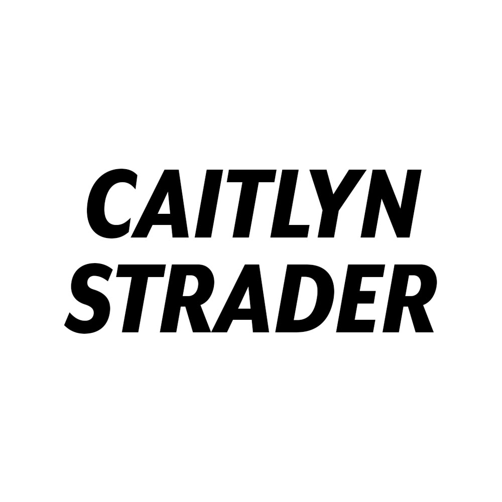 Caitlyn Strader Word Logo White Background